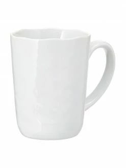Tasse à café à surface inégale Porcelino, 6 pièces, Ø 8 x haut. 11 cm, 550 mlDisponibilité limitée