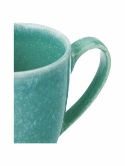 Westwing Collection Tasse à café artisanale grès turquoise avec émail Anthia, 2 pièces, Ø 12 x haut. 11 cm -Cuisine Soldes 2022 Tasse a cafe artisanale gres turquoise avec email Anthia 2 pieces 5