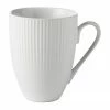 Tasse à café blanche Groove, 4 pièces, Ø 9 x haut. 11 cm, 300 ml