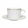 Cote Table Tasse à café porcelaine avec bord dorée Ginger, 2 pièces, Ø 17 x haut. 8 cm, 370 ml -Cuisine Soldes 2022 Tasse a cafe porcelaine avec bord doree Ginger 2 pieces