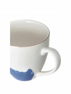 Westwing Collection Tasse à café porcelaine avec motif abstrait et rebord doré Rosie, 2 pièces, Ø 12 x haut. 9 cm -Cuisine Soldes 2022 Tasse a cafe porcelaine avec motif abstrait et rebord dore Rosie 2 pieces 10