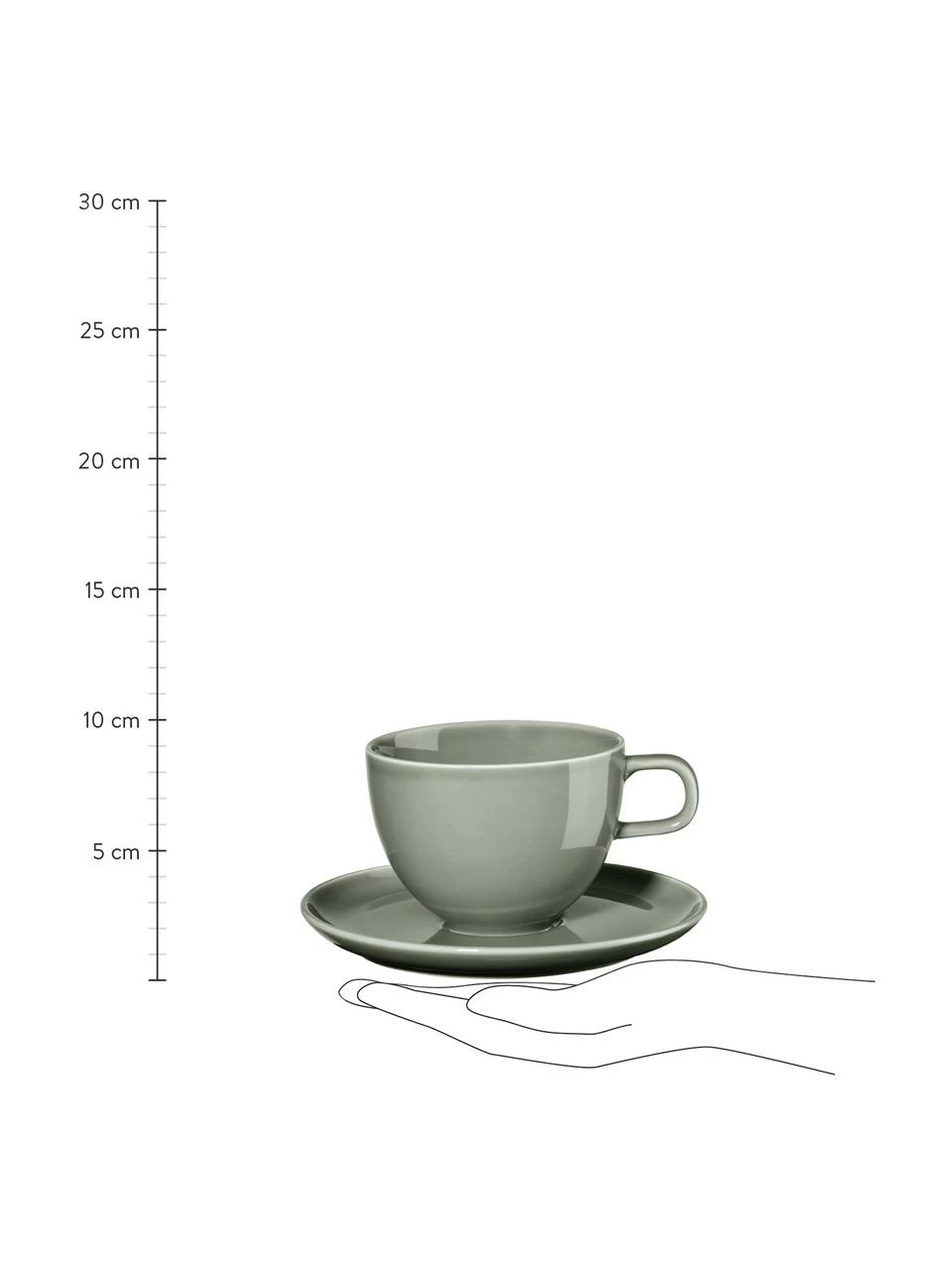 Asa Tasse à café porcelaine avec sous-tasse, 6 pièces, Ø 9 x haut. 9 cm, 250 mlDisponibilité limitée 4 Asa Tasse à café porcelaine avec sous-tasse, 6 pièces, Ø 9 x haut. 9 cm, 250 mlDisponibilité limitée – Image 2