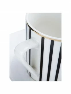 Dutch Rose Tasse à café porcelaine design avec sous-tasse Pluto Loft, 4 élém., Ø 8 cm x haut. 8 cm, 120 ml -Cuisine Soldes 2022 Tasse a cafe porcelaine design avec sous tasse Pluto Loft 4 elem 4
