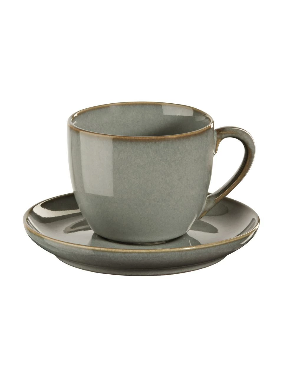 Asa Tasse à espresso en grès faite main Eucalyptus, 2 pièces, Ø 7 x haut. 6 cm, 90 mlDisponibilité limitée 3 Asa Tasse à espresso en grès faite main Eucalyptus, 2 pièces, Ø 7 x haut. 6 cm, 90 mlDisponibilité limitée