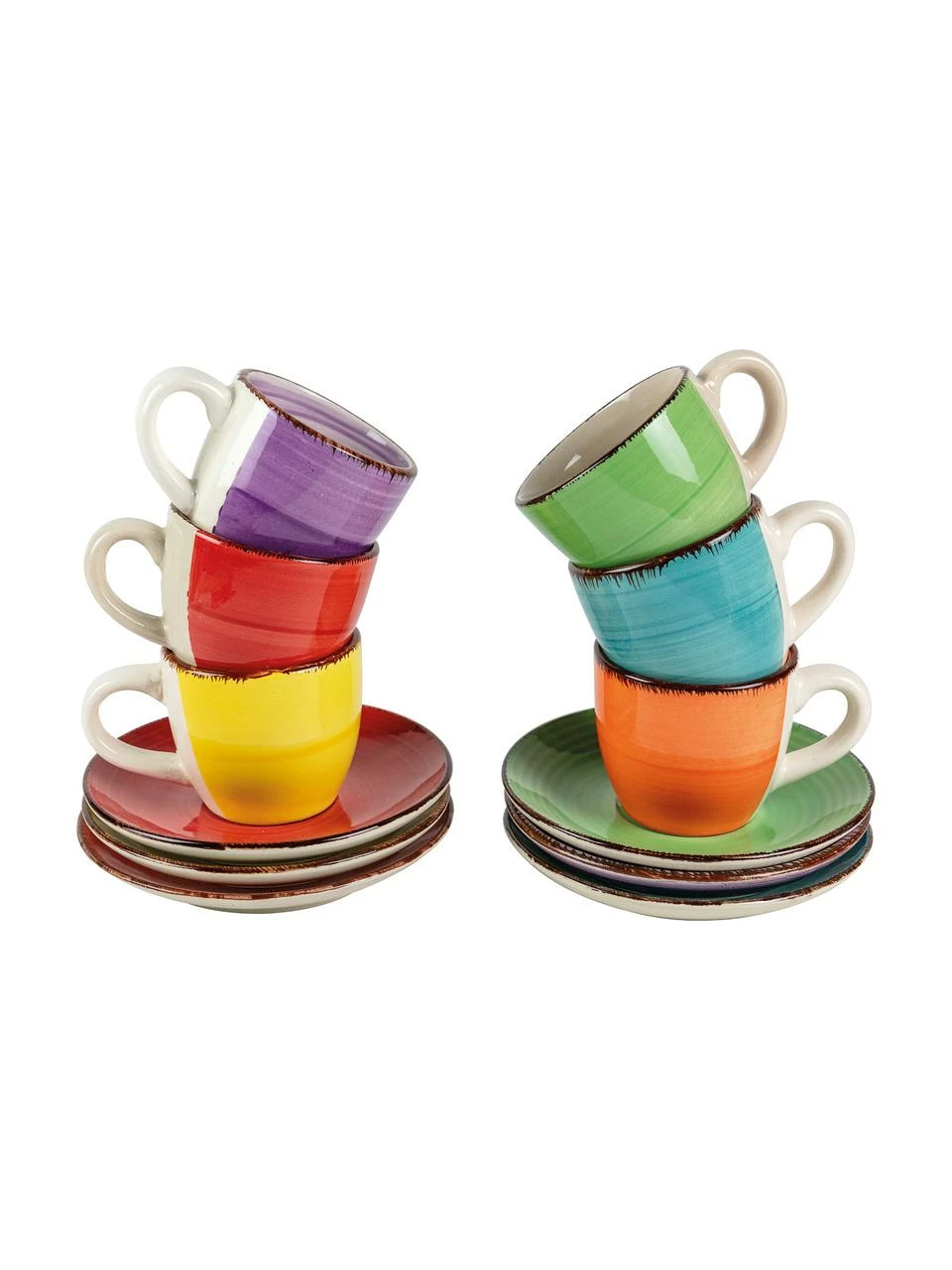 Villa D'Este Home Tivoli Tasse à espresso multicolore Baita, 12 élém., 90 ml, 90 ml 5 Villa D'Este Home Tivoli Tasse à espresso multicolore Baita, 12 élém., 90 ml, 90 ml – Image 3