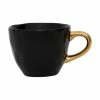 Urban Nature Culture Tasse à expresso avec poignée dorée Good Morning, 2 pièces, Ø 6 x haut. 5 cm, 95 ml -Cuisine Soldes 2022 Tasse a expresso avec poignee doree Good Morning 2 pieces
