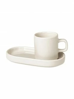 Tasse à expresso avec sous-tasses beige mat/brillant Pilar, 2 pièces, Ø 5 x haut. 6 cm, 50 ml -Cuisine Soldes 2022 Tasse a expresso avec sous tasses beige matbrillant Pilar 2 pieces 2