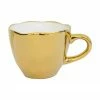 Urban Nature Culture Tasse à expresso dorée Good Morning, 2 pièces, Ø 6 x haut. 5 cm, 95 ml