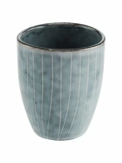 Broste Copenhagen Tasse à expresso faite à la main Nordic Sea, 6 pièces, Ø 7 x haut. 8 cm, 100 ml