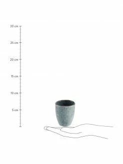 Broste Copenhagen Tasse à expresso faite à la main Nordic Sea, 6 pièces, Ø 7 x haut. 8 cm, 100 ml -Cuisine Soldes 2022 Tasse a expresso faite a la main Nordic Sea 6 pieces 3