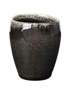 Broste Copenhagen Tasse à expresso faite main Nordic Coal, 6 pièces, Ø 7 x haut. 8 cm, 100 ml