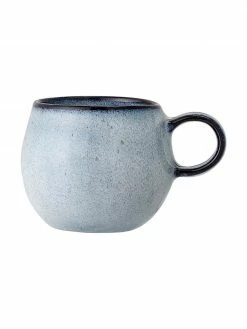 Bloomingville Tasse &agrave; expresso rustique avec sous-tasse Sandrine, 2&nbsp;pi&egrave;ces, Ø 7 x haut. 6 cm, 100 cm -Cuisine Soldes 2022 Tasse a expresso rustique avec sous tasse Sandrine 2 pieces 2