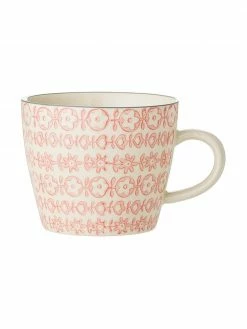 Bloomingville Tasse &agrave; imprim&eacute;s C&eacute;cile, 3&nbsp;&eacute;l&eacute;m., Ø 10 x haut. 8 cm, 300 ml -Cuisine Soldes 2022 Tasse a imprimes Cecile 3 elem 3