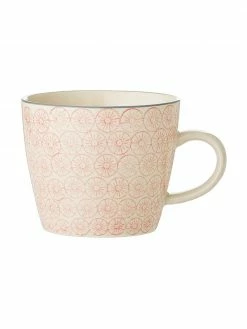 Bloomingville Tasse &agrave; imprim&eacute;s C&eacute;cile, 3&nbsp;&eacute;l&eacute;m., Ø 10 x haut. 8 cm, 300 ml -Cuisine Soldes 2022 Tasse a imprimes Cecile 3 elem 4