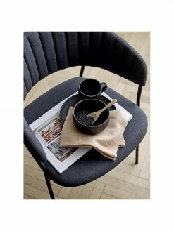 Bloomingville Tasse à surface rainurée noire mate Neri, 2 pièces, Ø 9 x haut 9 cm, 350 ml -Cuisine Soldes 2022 Tasse a surface rainuree noire mate Neri 2 pieces 5