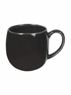 Broste Copenhagen Tasse à thé XL artisanale Nordic Coal, 2 pièces, Ø 9 x haut. 10 cm, 450 ml