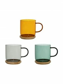 Cote Table Tasse à thé avec sous-tasse/couvercle Dilacia, 3 pièces, Ø 8 x haut. 9 cm, 250 ml -Cuisine Soldes 2022 Tasse a the avec sous tassecouvercle Dilacia 3 pieces 2