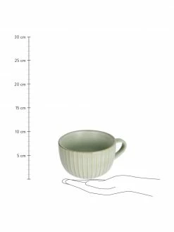 Tasse à thé céramique vert clair Itziar, 2 pièces, Ø 12 x haut. 8 cm, 500 ml -Cuisine Soldes 2022 Tasse a the ceramique vert clair Itziar 2 pieces 2