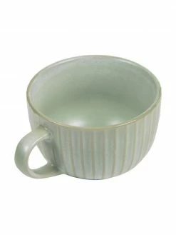 Tasse à thé céramique vert clair Itziar, 2 pièces, Ø 12 x haut. 8 cm, 500 ml -Cuisine Soldes 2022 Tasse a the ceramique vert clair Itziar 2 pieces 3