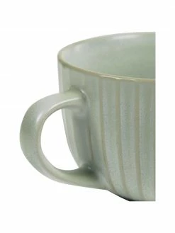 Tasse à thé céramique vert clair Itziar, 2 pièces, Ø 12 x haut. 8 cm, 500 ml -Cuisine Soldes 2022 Tasse a the ceramique vert clair Itziar 2 pieces 5