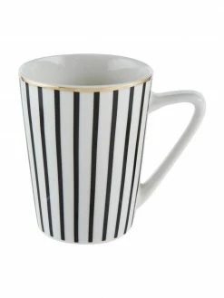Dutch Rose Tasse à thé design en porcelaine Pluto Loft, 4 pièces, Ø 8 x haut. 10 cm, 300 mlDisponibilité limitée