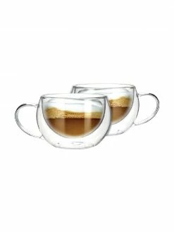 Tasse à thé double paroi Trevor, 2 pièces, Ø 10 x haut. 8 cm, 250 ml