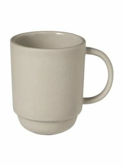 Broste Copenhagen Tasse à thé grès Nordic Bistro, 4 pièces, Ø 12 x haut. 11 cm, 300 ml