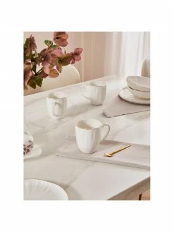 Westwing Collection Tasse à thé porcelaine Sali, 2 pièces, Ø 9 x haut. 10 cm, 350 ml -Cuisine Soldes 2022 Tasse a the porcelaine Sali 2 pieces 5