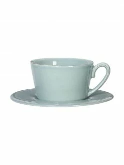 Cote Table Tasse à thé style rustique Constance, Ø 19 x haut. 8 cm, 375 ml