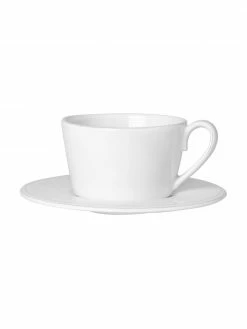 Cote Table Tasse à thé style rustique avec sous-tasse Constance, Ø 19 x haut. 8 cm, 375 ml