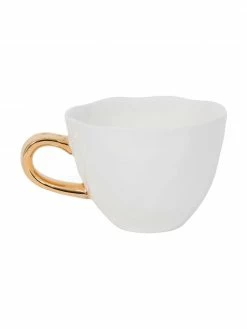 Urban Nature Culture Tasse blanche avec poignée dorée Good Morning, Ø 11 x haut. 8 cm, 350 ml -Cuisine Soldes 2022 Tasse blanche avec poignee doree Good Morning 3