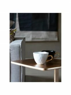 Urban Nature Culture Tasse blanche avec poignée dorée Good Morning, Ø 11 x haut. 8 cm, 350 ml -Cuisine Soldes 2022 Tasse blanche avec poignee doree Good Morning 5