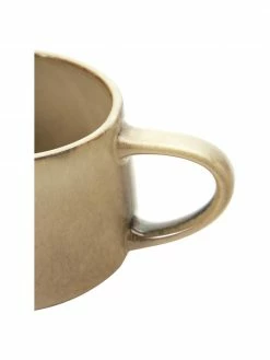 Tasse céramique beige Sheilyn, 4 pièces, larg. 12 x long. 7 cm, 400 ml -Cuisine Soldes 2022 Tasse ceramique beige Sheilyn 4 pieces 5