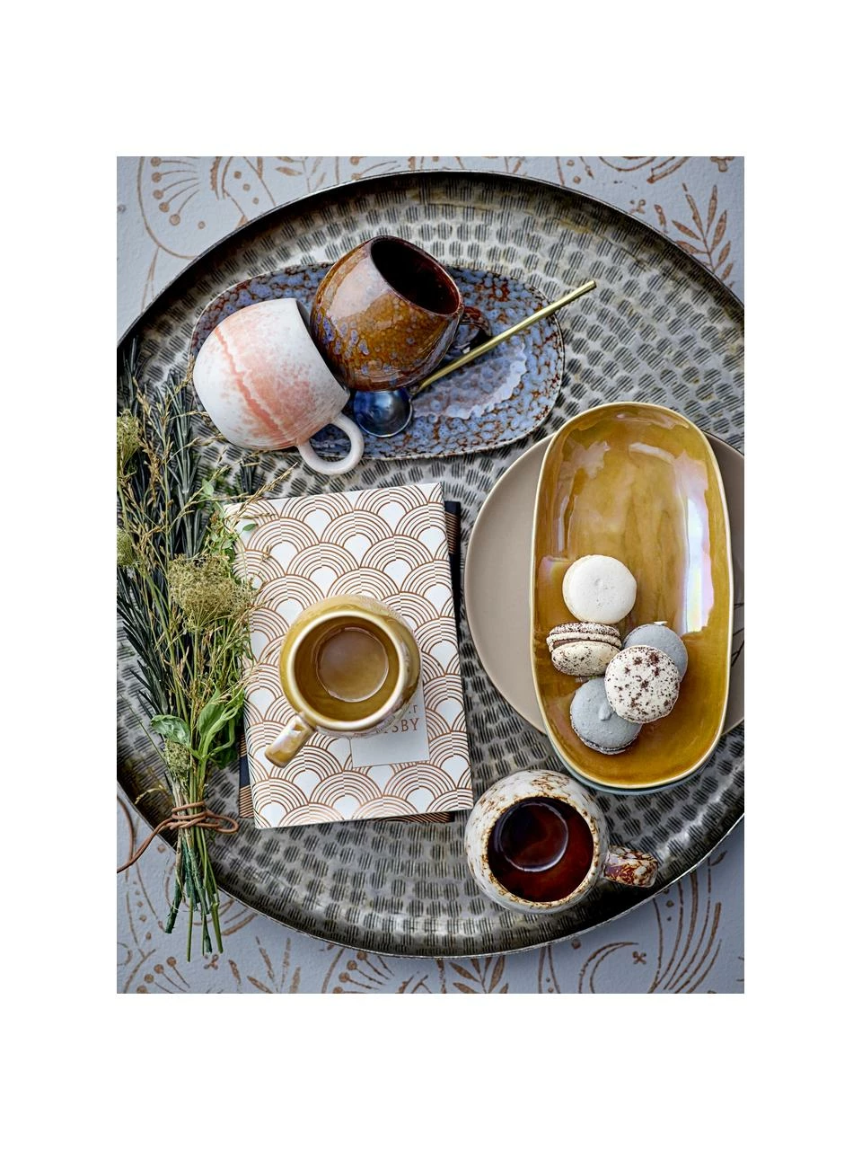 Bloomingville Tasse émaillée artisanale Paula, Ø 9 x haut. 8 cm, 275 ml 4 Bloomingville Tasse émaillée artisanale Paula, Ø 9 x haut. 8 cm, 275 ml – Image 2