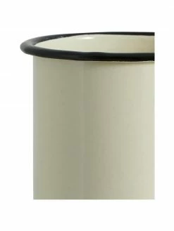 Nordal Tasse émaillée avec bord peint à la main Ginger, 2 élém., Ø 10 x haut. 8 cm, 350 ml -Cuisine Soldes 2022 Tasse emaillee avec bord peint a la main Ginger 2 elem 3