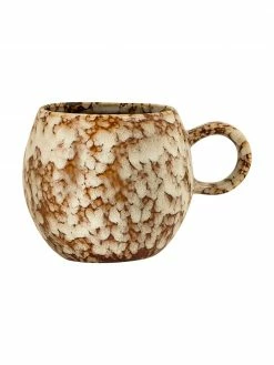 Bloomingville Tasse émaillée en grès artisanale Paula, Ø 9 x haut. 8 cm, 275 ml