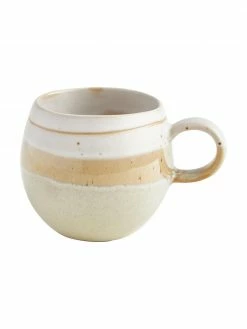 Bloomingville Tasse en grès artisanale April, Ø 9 x haut. 8 cm, 275 ml