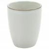 Westwing Collection Tasse en grès beige faite main Thalia, 2 pièces, Ø 9 x haut. 11 cm, 370 ml
