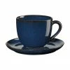Asa Tasse en grès faite main Midnight, 2 pièces, Ø 9 x haut. 8 cm, 230 ml