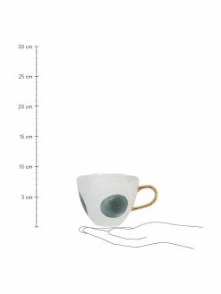 Urban Nature Culture Tasse en porcelaine avec poignée dorée Good Morning, Ø 11 x haut. 8 cm, 350 mlDisponibilité limitée -Cuisine Soldes 2022 Tasse en porcelaine avec poignee doree Good Morning 2