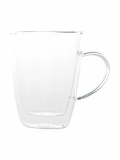 Tasse en verre isotherme à double paroi Isolate, 2 pièces, Ø 9 x haut. 12 cm, 320 ml