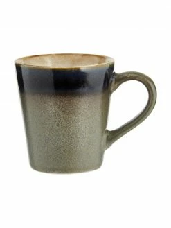 HKliving Tasse expresso rétro faite main 70's, 4 élém., Ø 6 x haut. 6 cm, 80 ml -Cuisine Soldes 2022 Tasse expresso retro faite main 70s 4 elem 3
