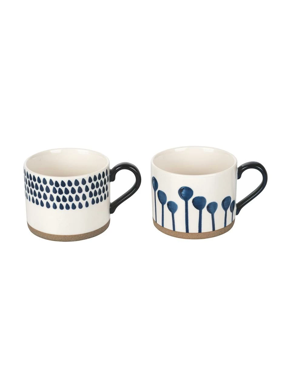 Villa D'Este Home Tivoli Tasse grès cérame bleu/blanc Masai, 2 élém., Ø 8 x haut. 8 cm, 400 mlDisponibilité limitée 3 Villa D'Este Home Tivoli Tasse grès cérame bleu/blanc Masai, 2 élém., Ø 8 x haut. 8 cm, 400 mlDisponibilité limitée