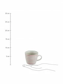 Bloomingville Tasse peinte à la main Patrizia, 3 élém., Ø 10 x haut. 8 cm, 300 ml -Cuisine Soldes 2022 Tasse peinte a la main Patrizia 3 elem 2