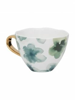 Urban Nature Culture Tasse peinte main, poignée dorée Good Morning, Ø 11 x haut. 8 cm, 350 ml -Cuisine Soldes 2022 Tasse peinte main poignee doree Good Morning 4