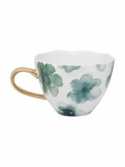 Urban Nature Culture Tasse peinte main, poignée dorée Good Morning, Ø 11 x haut. 8 cm, 350 ml -Cuisine Soldes 2022 Tasse peinte main poignee doree Good Morning 5