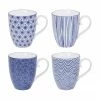 Tasse porcelaine faite main Nippon, 4 élém., Ø 9 x haut. 10 cm, 380 ml