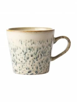 HKliving Tasse rétro faite main 70's, 4 pièces, Ø 12 x haut. 9 cm, 300 ml -Cuisine Soldes 2022 Tasse retro faite main 70s 4 pieces 3