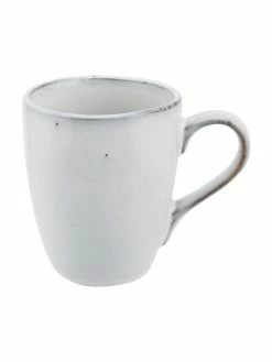 Broste Copenhagen Tasses à thé rustiques de différentes tailles Nordic Sand, 6 pièces, Ø 8 x haut. 10 cm, 250 ml
