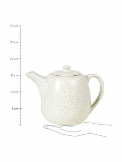 Broste Copenhagen Théière artisanale grès Nordic Vanilla, 1,3 L -Cuisine Soldes 2022 Theiere artisanale gres Nordic Vanilla 13 L 2